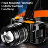 Светодиодный налобный фонарь Высокая яркость Энергосберегающий Водонепроницаемый IP65 Большая дальность освещения Зуммируемый Сверхлегкий Интеллектуальный индукционный налобный фонарь Ночь