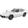 Aoshima Bunka Kyozai 1/32 Scale Rakupla Snap Kit No.06-PW Toyota 2000GT Pegasus White Pre-Colored Plastic Model Kit (Automobile)