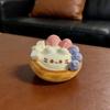 Fingertip Egg Tart Squishy Pinching Slow Rebound Toy Kids Adults Sensory Fidget Ball  For Students