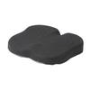 Takeda Corporation Washable Cover Just Sit Down for a Good Black 43 X 37 X 6 Cm Soft Memory Foam Back Cushion [Seat Cushion, Included, Posture]
