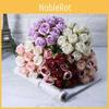 12head Artificial Rose Bouquet Silk Flowers Wedding Party Home Decoration