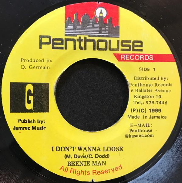 7-дюймовая пластинка BEENIE MAN I Dont Wanna Loose NONE Penthouse Recor 1999 Ямайка Регги Ска Даб Б/у