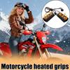 ATV Heated Grips 12v Waterproof Fast Heating Motorcycle Heating Handlebar Grip For Dirt Bike Scooter Winter Cold Weather Driving