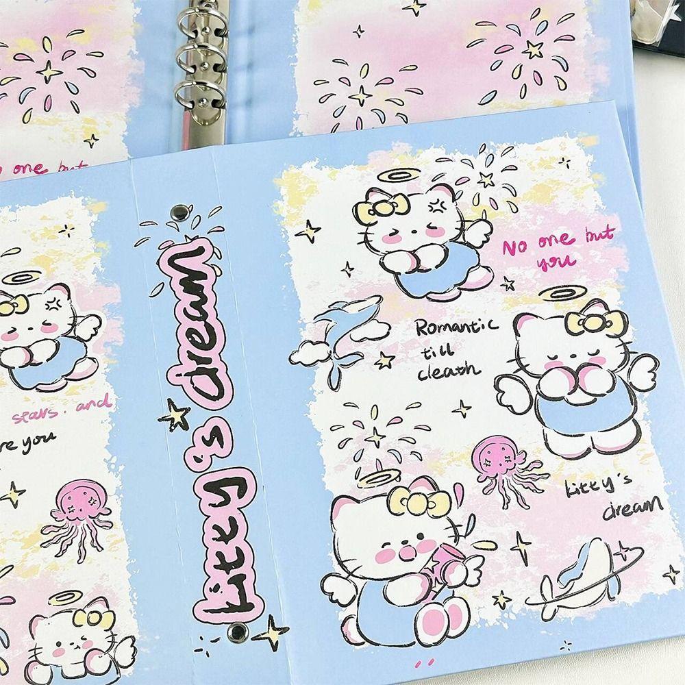 Beautiful Hand Drawn Photo Album Binder Photocard Collection Books Cartoon Photocard Holder Gift