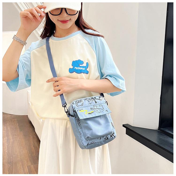 Crafty Small Crossbody Bag With Nylon Material For Daily Casual Use