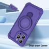 Для iPhone 11 12 13 14 15 16 Pro Max Plus Чехол Magsafe Подушка безопасности Военная защита Вращение на 360° Металлическая подставка Мягкое покрытие