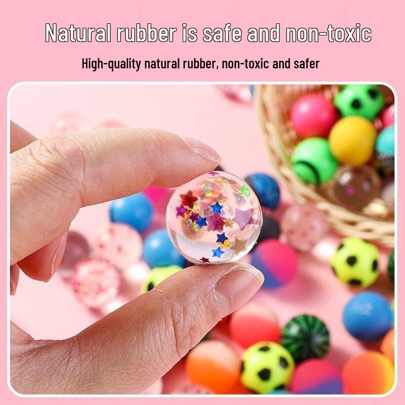 No. 27 Children's Bouncing Elastic Ball Toy - Jumping & Floating Gift for Kindergarten