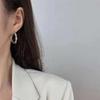Серьги-крутилки Корейский темперамент Высококлассные серьги-гвоздики в стиле знаменитостей из интернета
