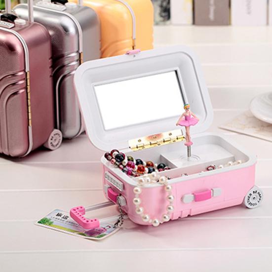 Чемодан, дизайнерский чехол для хранения музыкальной шкатулки с заводным механизмом, подарок на день рождения