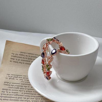 Женский цветной браслет Niriju Waterdrop Деталь Кубический