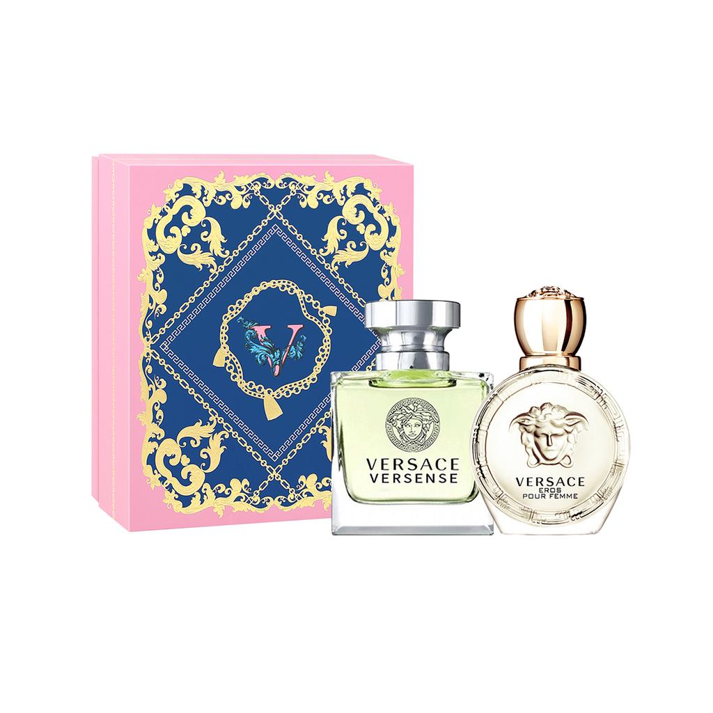 Versace Набор пробников женских духов Розовый Алмаз Хрустальный Алмаз