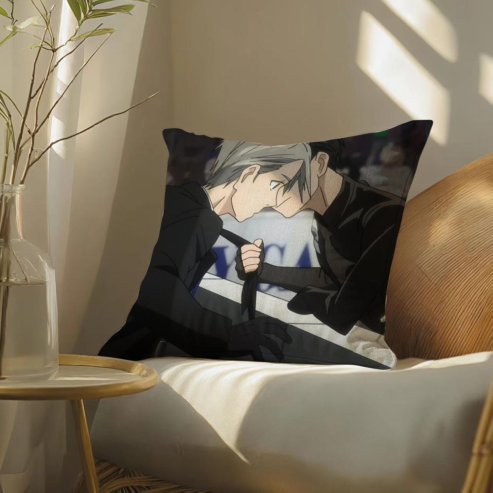 Yuri!!!Onice Pillow Case Pillowcase, Double-Sided Printed, Sofa Cushion, Bedroom Headboard