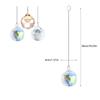 Crystal Ball Machine Sunshine Catcher with Chain Decoration Prism Window