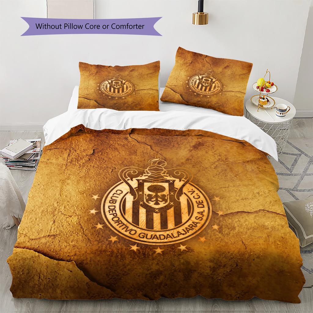 Guadalajara Pattern Bedding Quilt Set Home Decoration Gift (1 * duvet cover + 2 * pillowcase without core)