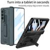 Противоударный бронированный чехол для Samsung Galaxy Z Fold 4 5g Slide Pen Slot Case Магнитный шарнирный кронштейн-подставка для Samsung Z Fold 4 Case