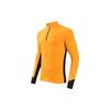 Color Block Quick Dry Long Sleeve T-Shirt Men Tops Storm-Orange 152335401-3