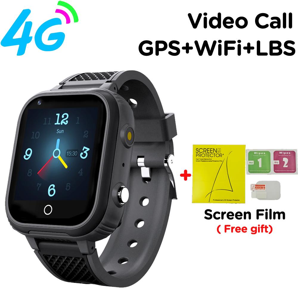 Детские умные часы 4G GPS Местоположение в реальном времени SMS Видеозвонок Аккумулятор 750 мАч Голосовой чат Водонепроницаемые Детские умные часы Для мальчиков и девочек