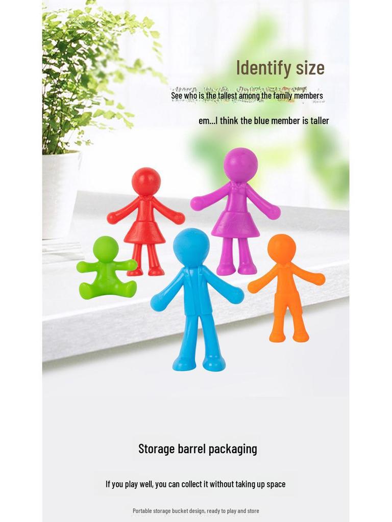 Семейная серия. Детские развивающие игрушки для счета и сортировки.