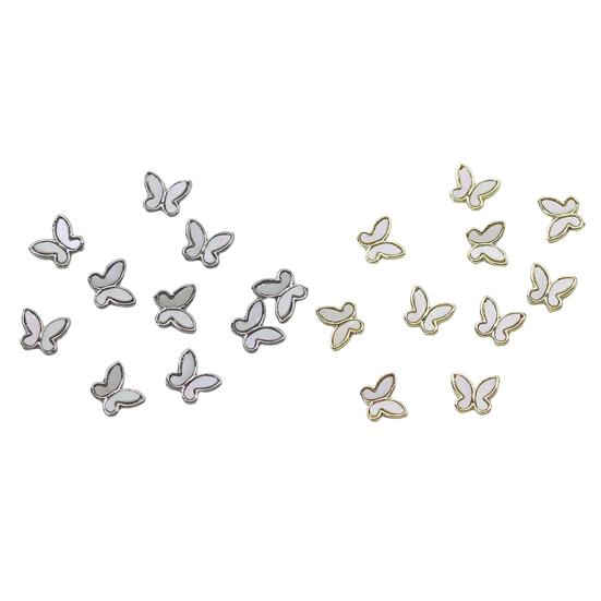 Красивые Подвески Для Ногтей Бабочки Сияющие Нежной Декоративной Формы