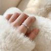 Lovers Cat Eye Plain Ring Simple Valentine's Day Gift Fashion Cat's Eye Ripple Ring  Girls