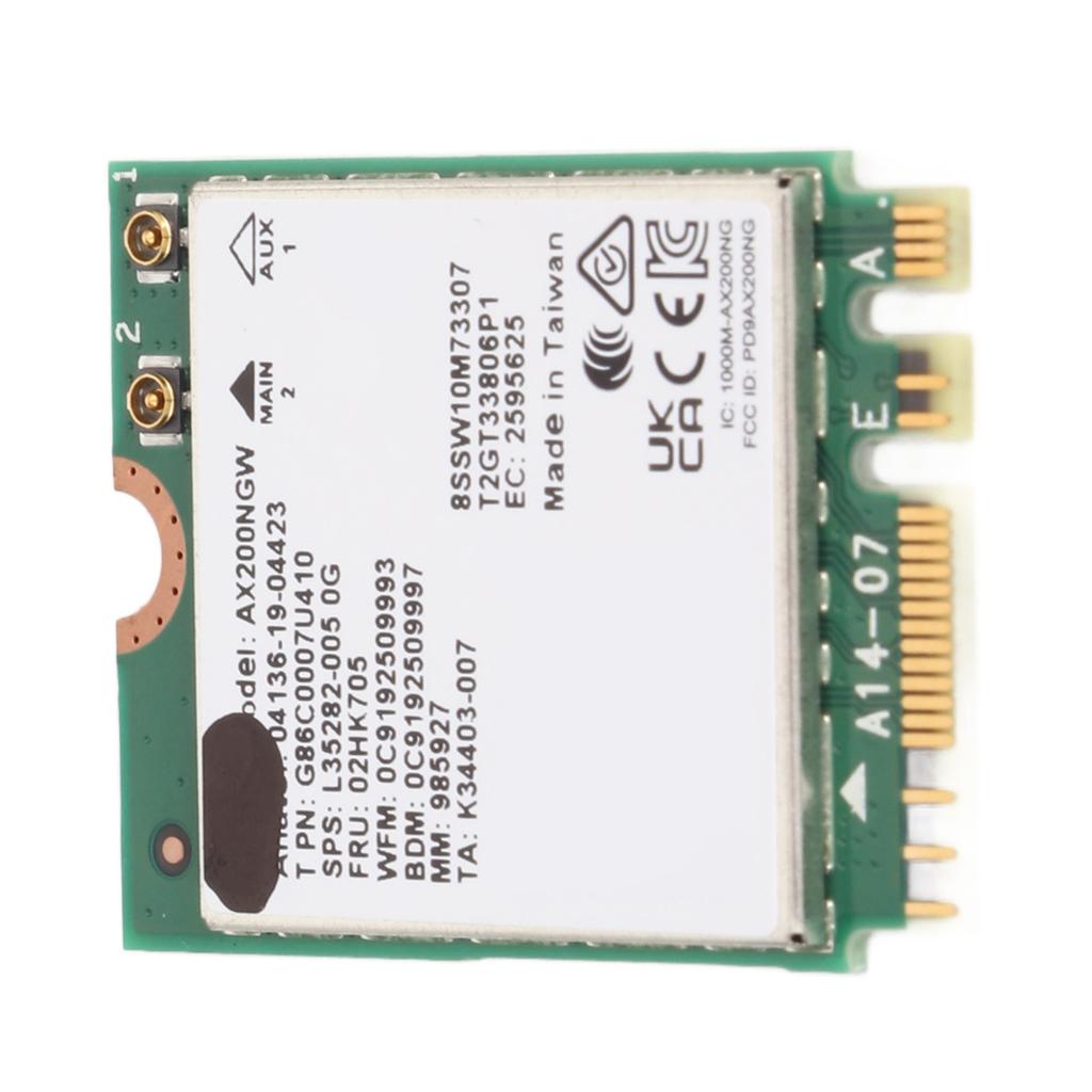 WiFi 6 Wireless Card Dual Band 3000Mbps M.2 NGFF 802.11 AX Protocol BT5.2 Wireless Network Card for