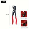 1Pcs Large Opening Water Pipe Plier Plumber Plumbing Waterpump Pliers Durable Clamp Wrench