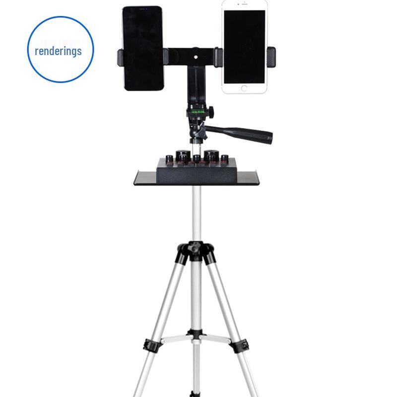 Multi-Functional Detachable Tray with Universal Phone Holder & External Sound Card for Streamers & Live Streaming