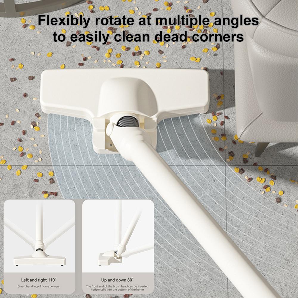 Беспроводной комбинированный пылесос и швабра с многорежимной очисткой, вращающаяся на 90° щетка для глубокой очистки, легкий, обеспечивающий чистоту дома