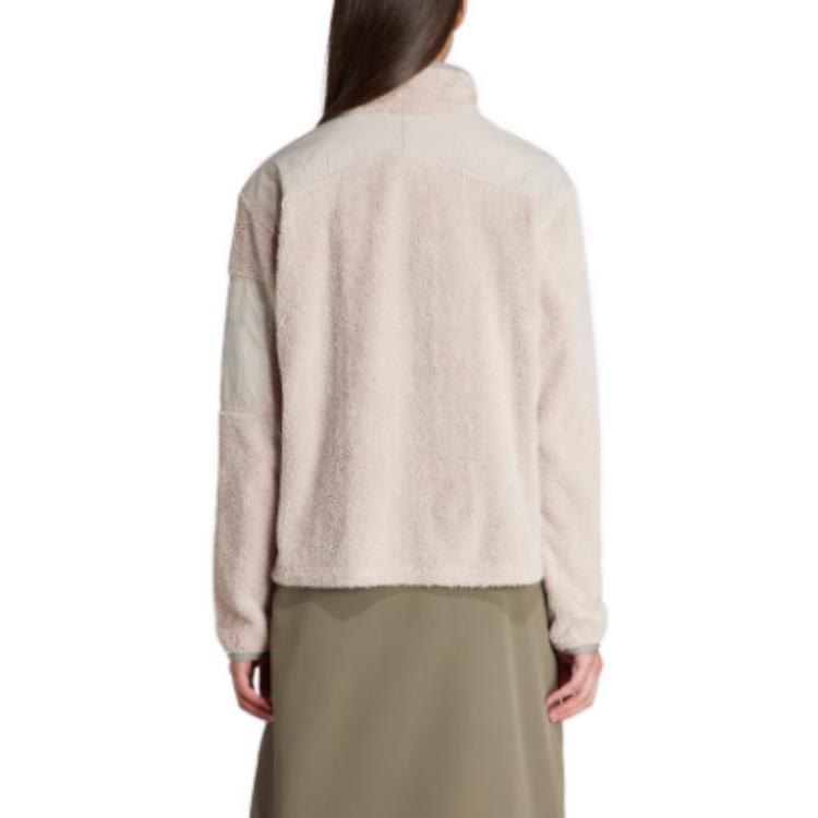 Adidas Terrex X And Wander Collaboration FW23 Спортивная толстовка с круглым вырезом и полумолнией для женщин, топы белого цвета IB4814