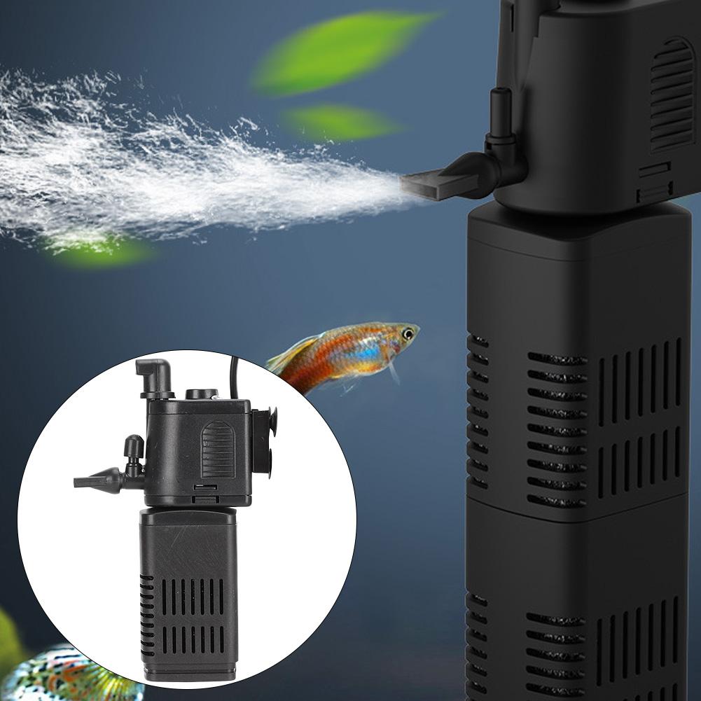 UltraQuiet Submersible Aquarium Filter Pump 4 In 1 Fish Tank Water Pump (IPF060 )