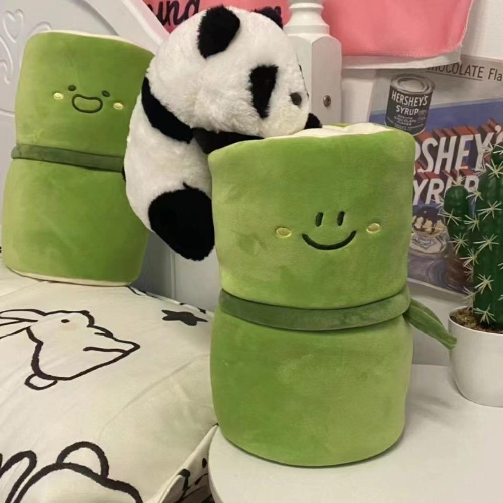 Toys Panda Animal Panda Stuffed Doll Panda Plush Pillow Soft Toy 2 In 1 Tube Panda Plush Toy