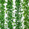 Grape 1PC Bar Decoration Foliage Leaves Home Ivy Leaves Wedding Artificial Plants Green Vine 2M Long Parthenocissus  Handmade