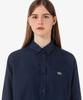 LACOSTE Женское платье-рубашка с длинным рукавом из смесовой льняной ткани Ef8271-56G 166