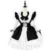 S-5XL Cute Japanese Style Lolita Maid Black and White Girl Dress Lolita Women's Suit