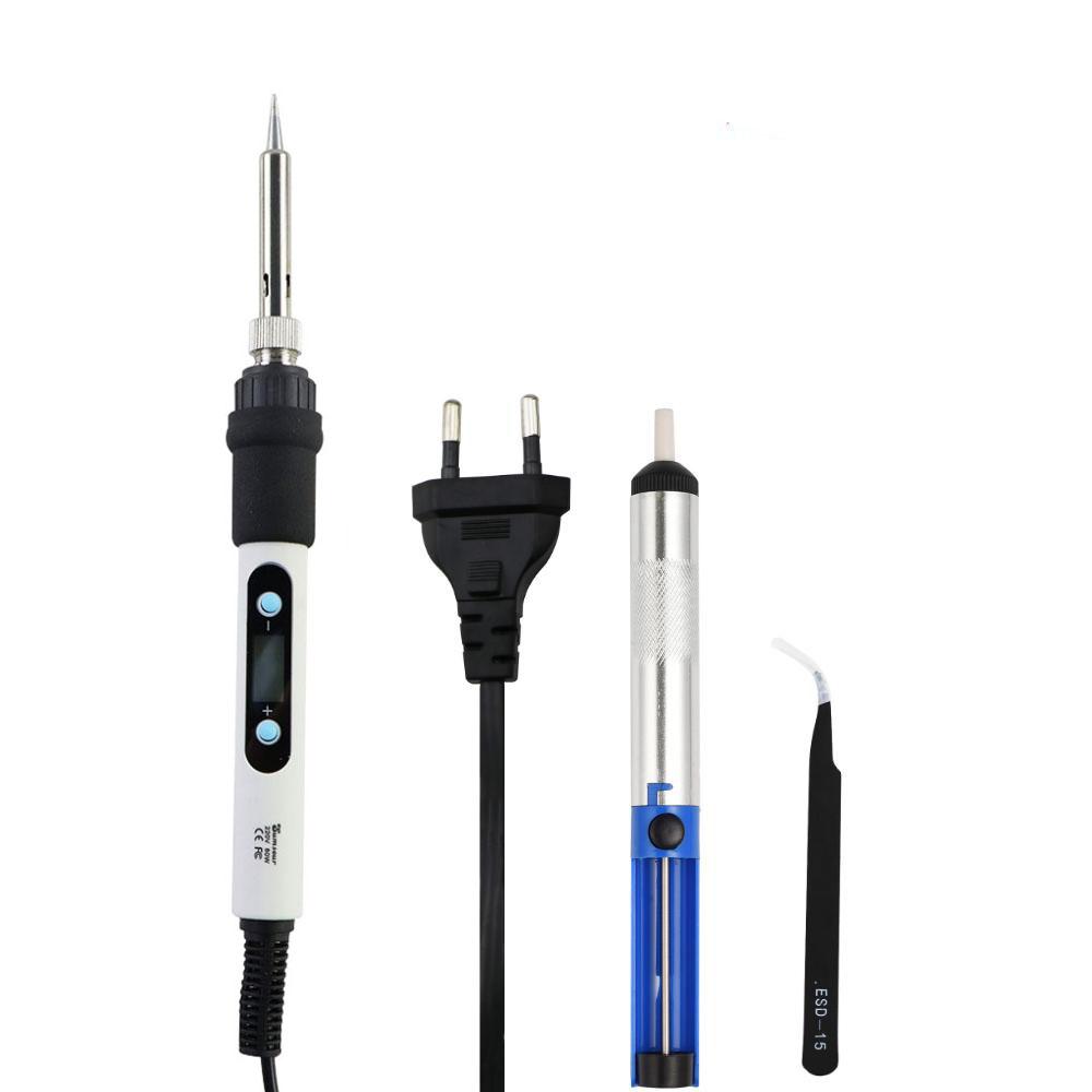 Набор цифровых паяльников мощностью 80 Вт с регулировкой температуры 220 В 110 В