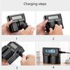 Зарядное устройство на 2 аккумулятора LP-E6NH LP-E6N LP-E6 для Canon EOS 5DS 5D 6D 6D II 7D 7D-II 7D Mark II EOS 90D 80D 70D 60D R7 R5 R6