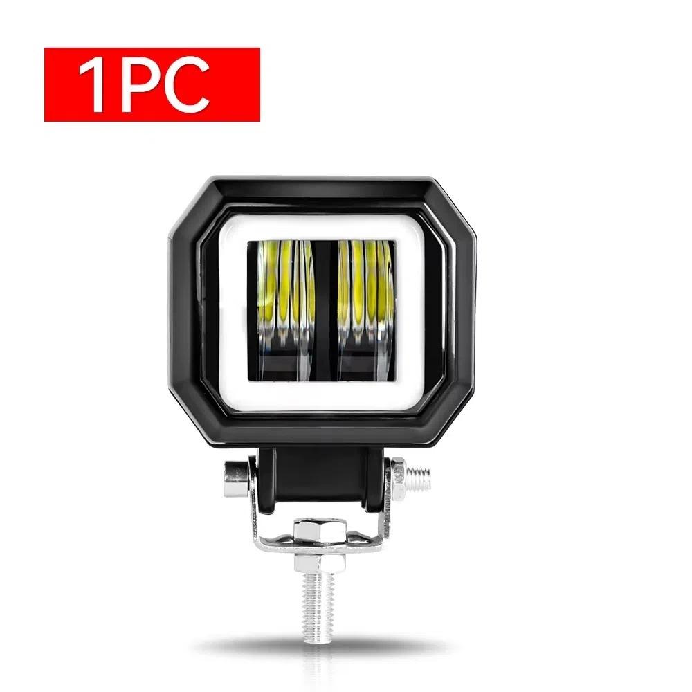 Пластиковые Фары-балки 3 дюйма Рабочая лампа Новая Противотуманная фара для Внедорожника Лодки Грузовика Внедорожника Пикапа