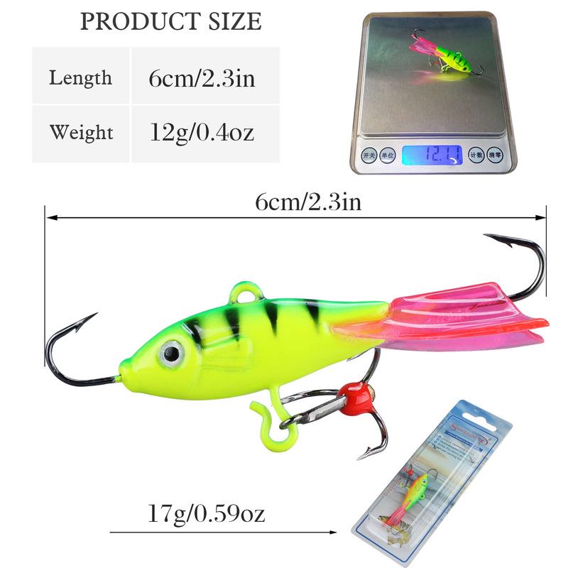 Рыболовные блесны для подледной рыбалки. 5 штук