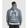 Gymshark Толстовка с капюшоном Raise The Bar Iron Blue A4a7c Uctm