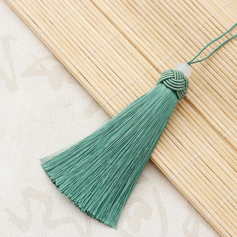 10cm Thick Pineapple Tassel Ornament with Bead Pendant - Ancient Style Decorative Hanging for Curtains and Fans, Gift Box Included