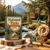 Kids Christmas Party Favors National Parks 24 Days 2026 Advent Calendar Coutdown To Decoration with Holiday Gift for 2D Acrylic Landscape Hanging