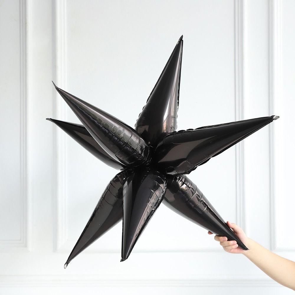 12 шт. День рождения Свадьба Взрыв Звезда Воздушный шар Креативные Конусные Фольгированные шары Новые Шары-Звезды