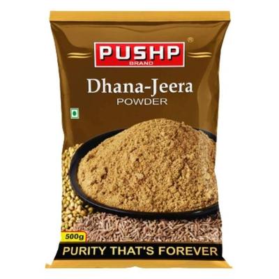 Мешочек для пудры Pushp Brand Dhana Jeera (Упаковка 1, 500 г.) (Пакет из 1)