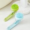 Dog Shampoo Brush Gentle Pet Cleaning Bath Gentle Massage Cleansing Scrubber With Soap Dispenser For Cats Kittens Puppies Home