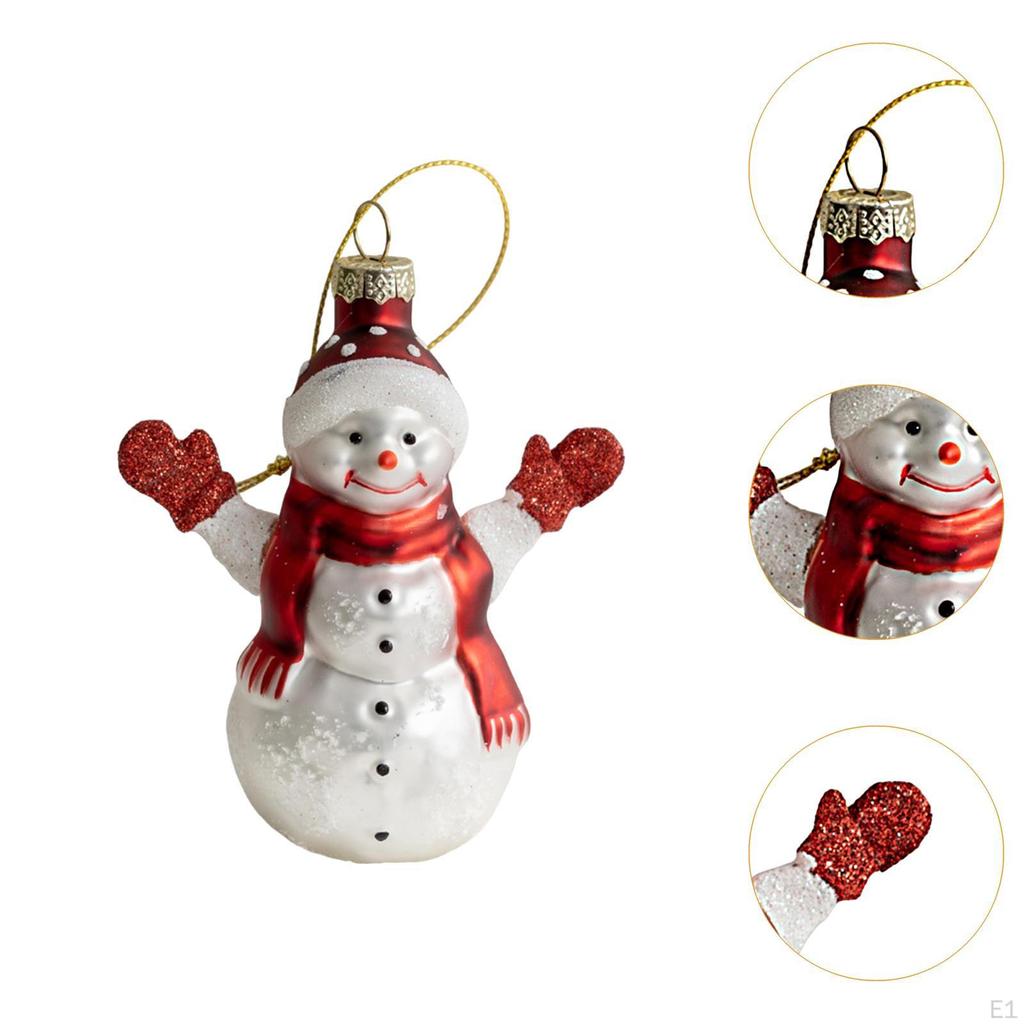 5x Рождественские подвесные украшения Декоративное украшение для вечеринки Поделка Снеговик Рождественский декор Подвеска