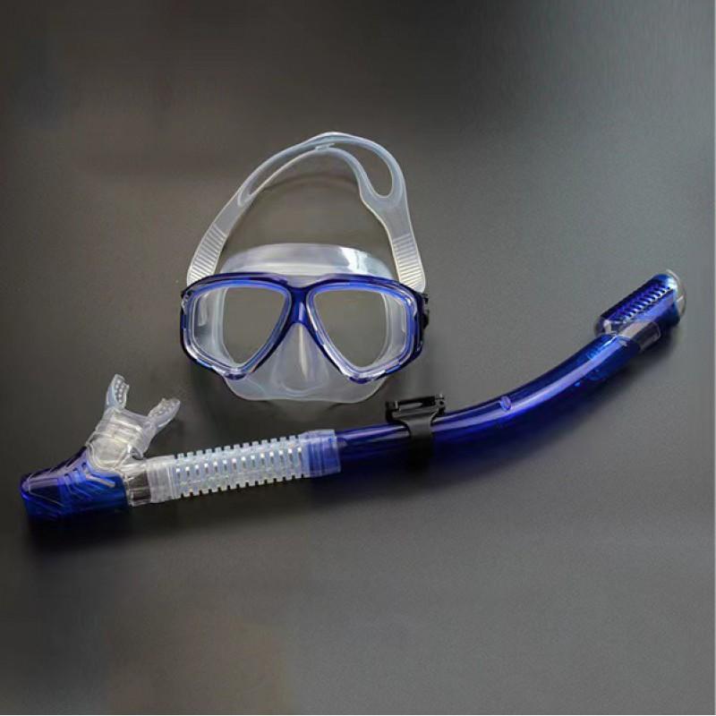 Kids Snorkel Set Full Dry Mask Anti-Fog Clear Swimming Diving