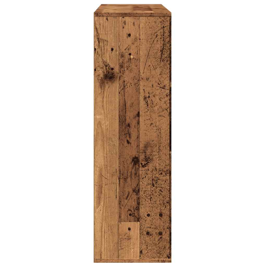 Bookshelf Vintage Wood Look 98 x 29 x 97.5 cm