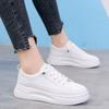 Little White Shoes Women's 2025 Summer New Trendy Shoes Korean Version of Versatile Board Shoes Platform Sports Casual Women's Shoes Breathable Wh