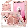 Чехол-ручка Универсальный для iPad Air 11 2025 M3 2024 M2 Pro11 2018-2022 Air 4 5 10.9" Вращающаяся подставка Бронированный чехол Детский Мультяшный