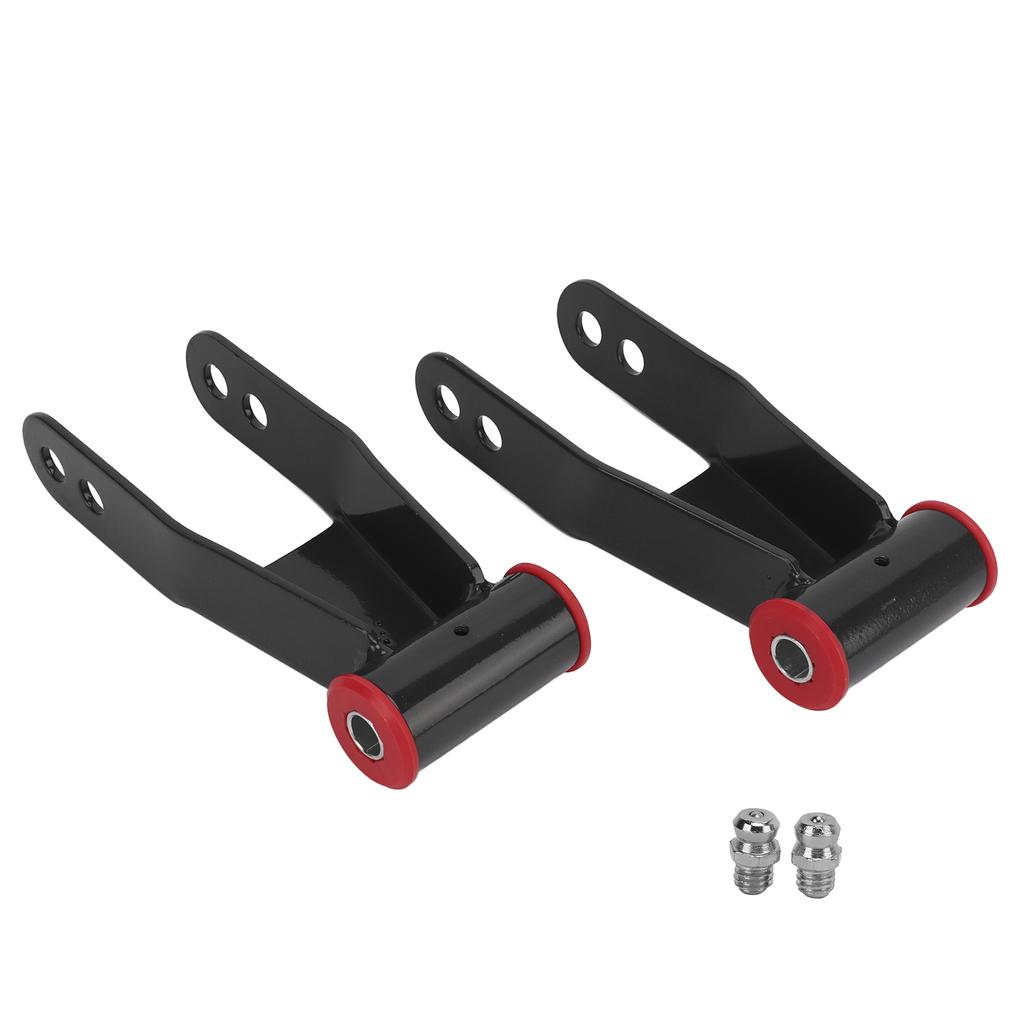 2inRear Drop Lowering Shackle Kit 712120 Replacement for Chevy Silverado GMC Sierra 1500 2WD 4X4